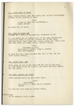 Moe Howard's Personally Owned Script for The Three Stooges 1942 Film ''Matri-Phony''